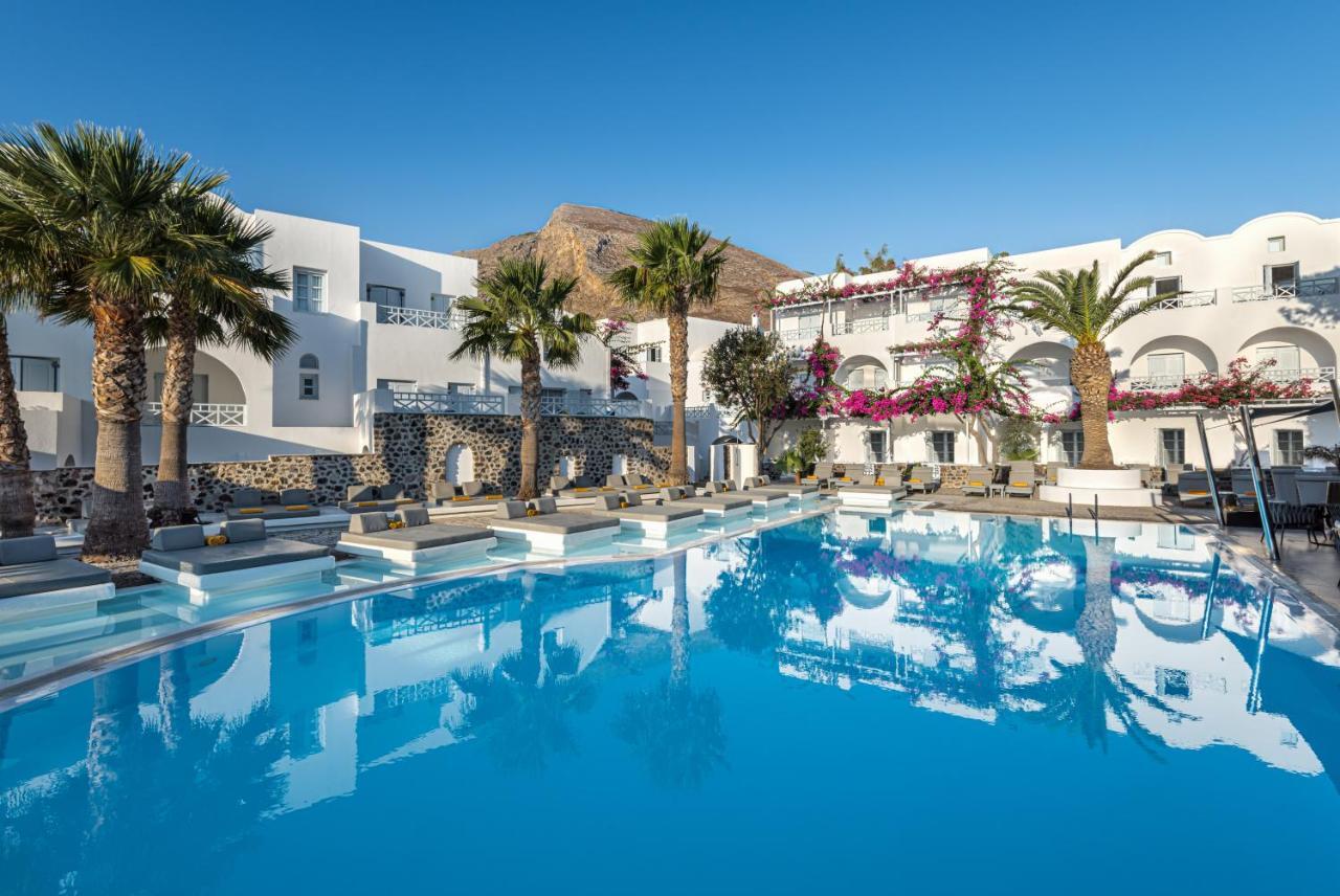 Santorini Kastelli Resort Kamári Dış mekan fotoğraf The Hotel's Pool